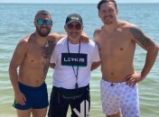 Александр Усик вместе с Василием и Анатолием Ломаченко