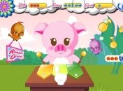 Развиваем память ребенка. Игра Музыкальный поросенок