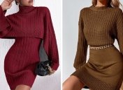 Теплые и уютные платья на зиму