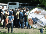 Очереди в Киеве после нового закона о мобилизации