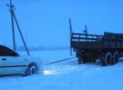 В Запорожской области частично перекрыли трассы