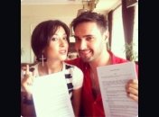 Виталий Козловский и Анна Завальская узаконили свои отношения