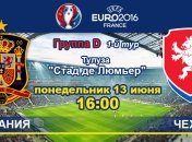 Испания - Чехия: онлайн-трансляция матча Евро-2016