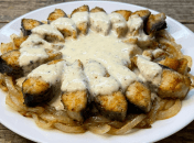 Запеченная скумбрия в сливочном соусе