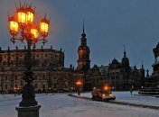 Север Германии засыпало снегом