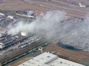 На производственном заводе компании Tesla в США вспыхнул пожар