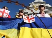 Украинцы и грузины в Киеве митинговали против "ползучей оккупации"