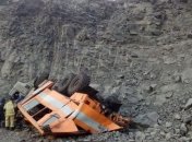 Автобус с российскими шахтерами сорвался в кювет: 6 погибших