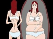 Больные анорексией не могут верно судить о параметрах своего тела