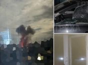 Ракета угодила в одно из зданий в центре города