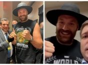 Тайсон Фьюри с представителями WBC
