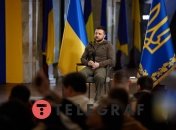 Володимир Зеленський на пресконференції у метро Києва