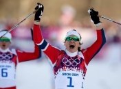 Норвежка Касперсен побеждает в лыжном спринте на Олимпиаде в Сочи