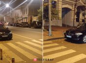 BMW з дипномерами РФ з різних ракурсів.