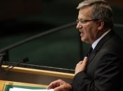 Коморовский: Приоритетом польской политики должна быть Украина 