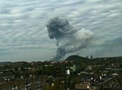 Ситуация в Донецке: горит завод химических изделий