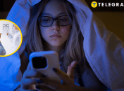 С телефоном в темноте