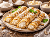 Блинчики с кокосовой начинкой