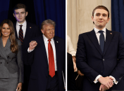 Берон Трамп заметно вырос со времен прошлой каденции отца