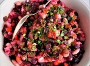 Винегрет с фасолью и специями – простой рецепт