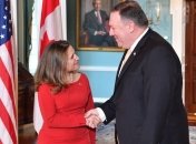 Фриланд и Помпео на саммите G20 в Буэнос-Айресе обсудили ситуацию в Украине