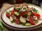 Такой салат можно и к завтраку, и на праздничный стол