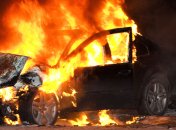 Пожар произошел в служебном автомобиле