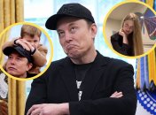 Илон Маск, его сын X Æ A-12 и трансгендерная дочь Вивьен