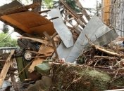 В результате града и дождей в Грузии пострадали сотни домов