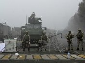 Силовики на позициях в Казахстане