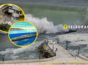 Землетрус здійняв руйнівні хвилі