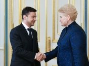 Зеленский отметил вклад Грибаускайте в укреплении партнерства Украины и Литвы
