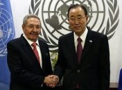 Пан Ги Мун и Кастро обсудили нормализацию отношений Кубы и США