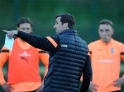 Дарио Срна на тренировке "Шахтера"