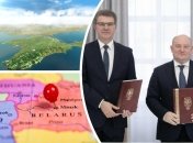 На фото глава горисполкома Минска Владимир Кухарев и гауляйтер Севастополя михаил развожаев