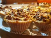 Куриные корзинки с начинкой из сыра и грибов