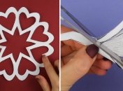 Вирізати сніжинки можна з дітьми, щоб весело провести час