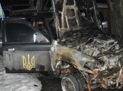 В Запорожье сожгли автомобиль местной Самообороны