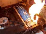 Якщо балон протікає, пожежа спалахне за секунду