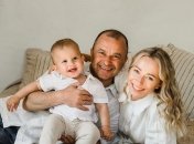 Виктор Павлик и Екатерина Репяхова с сыном Михаилом