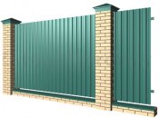 Как правильно монтировать забор из профнастила - 5 важных советов