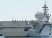 Самый большой военный корабль Японии направился к берегам КНДР