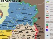 Карта АТО на востоке Украины (19 января)