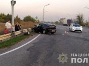 В Дніпрі внаслідок ДТП загинув поліцейський (Фото)