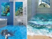 Идеи для дома: 3D-дизайн пола, созданный с помощью эпоксидной смолы (Фото)