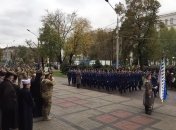 Марш военных и добровольцев прошел в Днепре