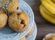 Рецепт дня: банановые маффины с шоколадом