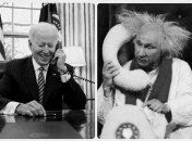 На путина составляют коллажи и карикатуры