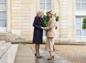 Олена Зеленська та Брижит Макрон відвідали початкову школу