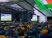 Як у Львові вболівали за Бельгію в матчі Євро-2020 проти Росії: в мережу потрапило відео